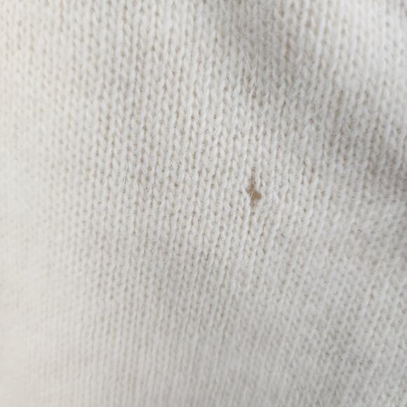 CMI Lambswool and Angora Women's Skirt Size Medium Ivory Minimalist Preppy Boho - Picture 5 of 6